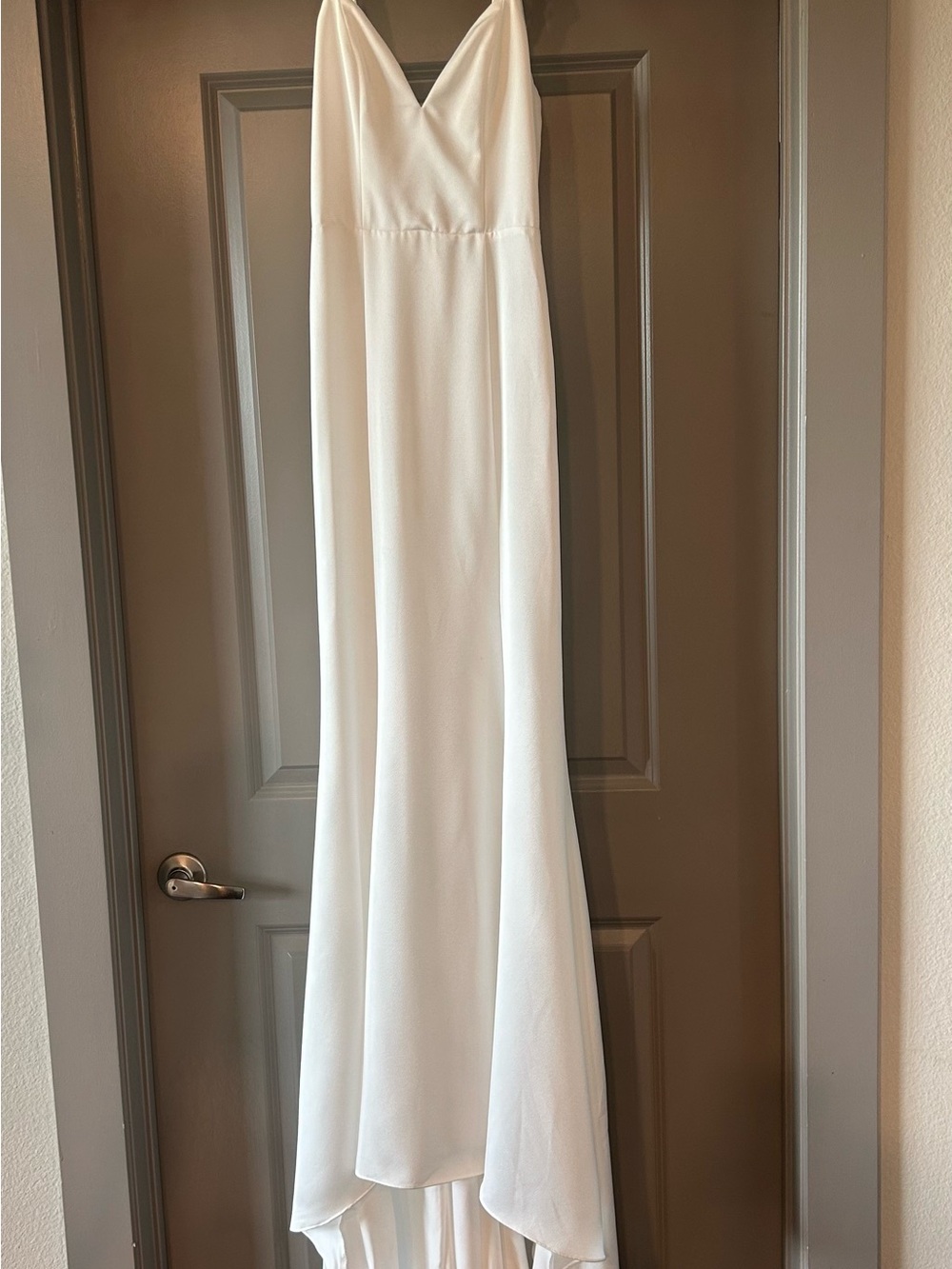 LOVERS + FRIENDS RUFFLE SLEEVE V-NECK WEDDING DRESS NWT